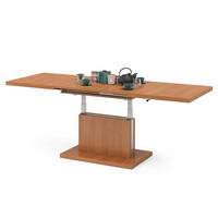 COUCHTISCH rechteckig Erle ausziehbar höhenverstellbar - Erlefarben, Holzwerkstoff (80/120/56cm) - designimpex
