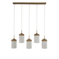 HÄNGELAMPE Dania - Braun - 117/10/27 cm - Braun, Metall (117/10/27cm) - Light & Living