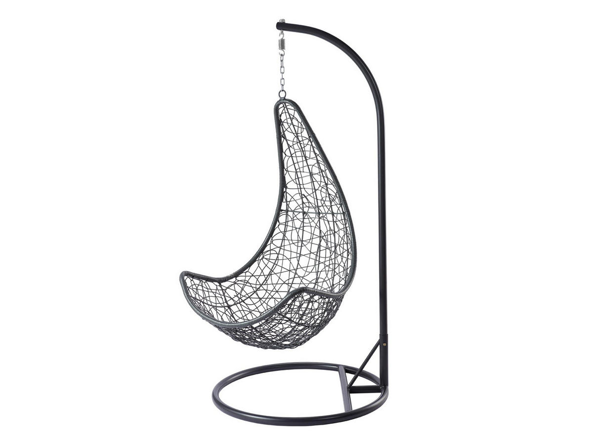HÄNGESESSEL Boho - Grau, Metall (95/195/95cm) - MIRJAN24