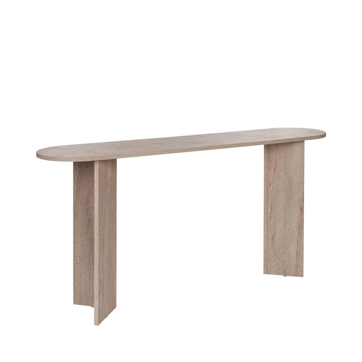 KONSOLENTISCH - Beige - Einzelstück - Beige, Holzwerkstoff (150/35/75cm) - Drawer