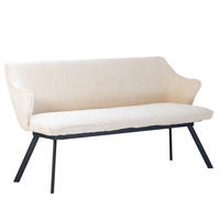 SOFA aus Stoff 3-Sitzer, beige - Beige, Textil (160/88/60cm) - Giga Meubel