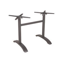 TISCHGESTELL Ilse Anthrazit Anthrazit 72x66x100cm - Anthrazit, Metall (66/72/100cm) - DELUKE