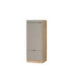 MIKROWELLENSCHRANK Fame-Line GrauBeige 60 cm - Honigeiche/Eiche Wotan, Holzwerkstoff (60/153.6/58.1cm) - Vicco