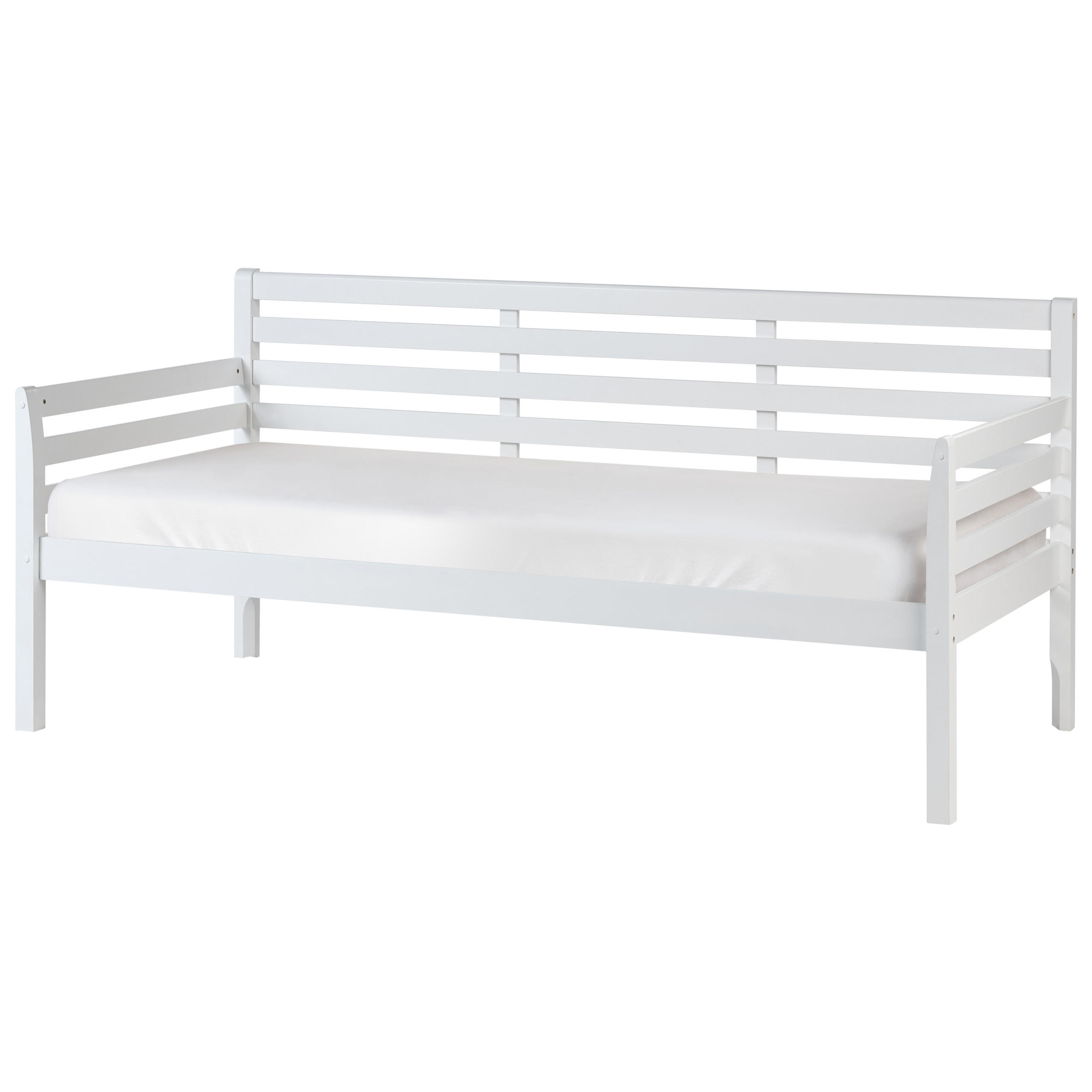 PAT DE ZI lemn 90/200 cm alb Theza