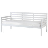 PAT DE ZI lemn 90/200 cm alb Theza - alb, lemn (90/200cm) - Beliani