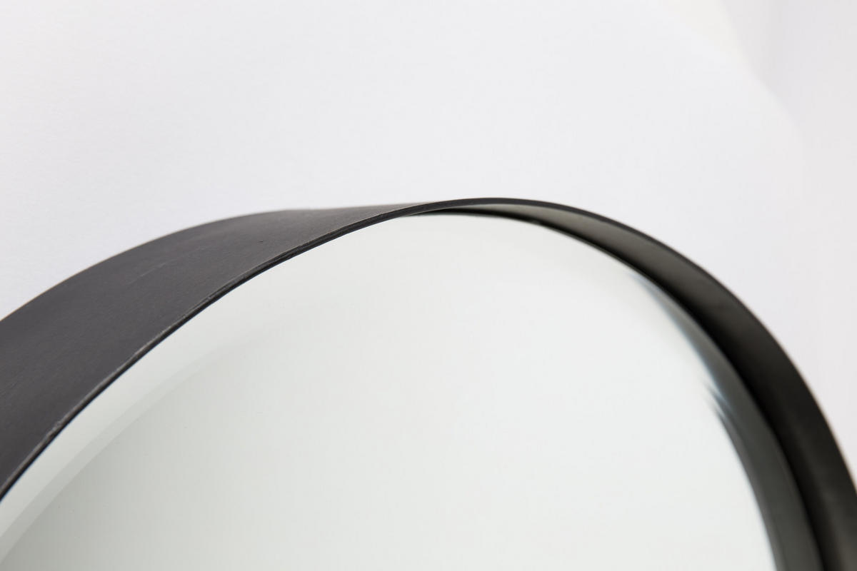 SPIEGEL Raj - Schwarz - 60/60/7.5 cm - Schwarz, Metall (60/7.5/60cm)