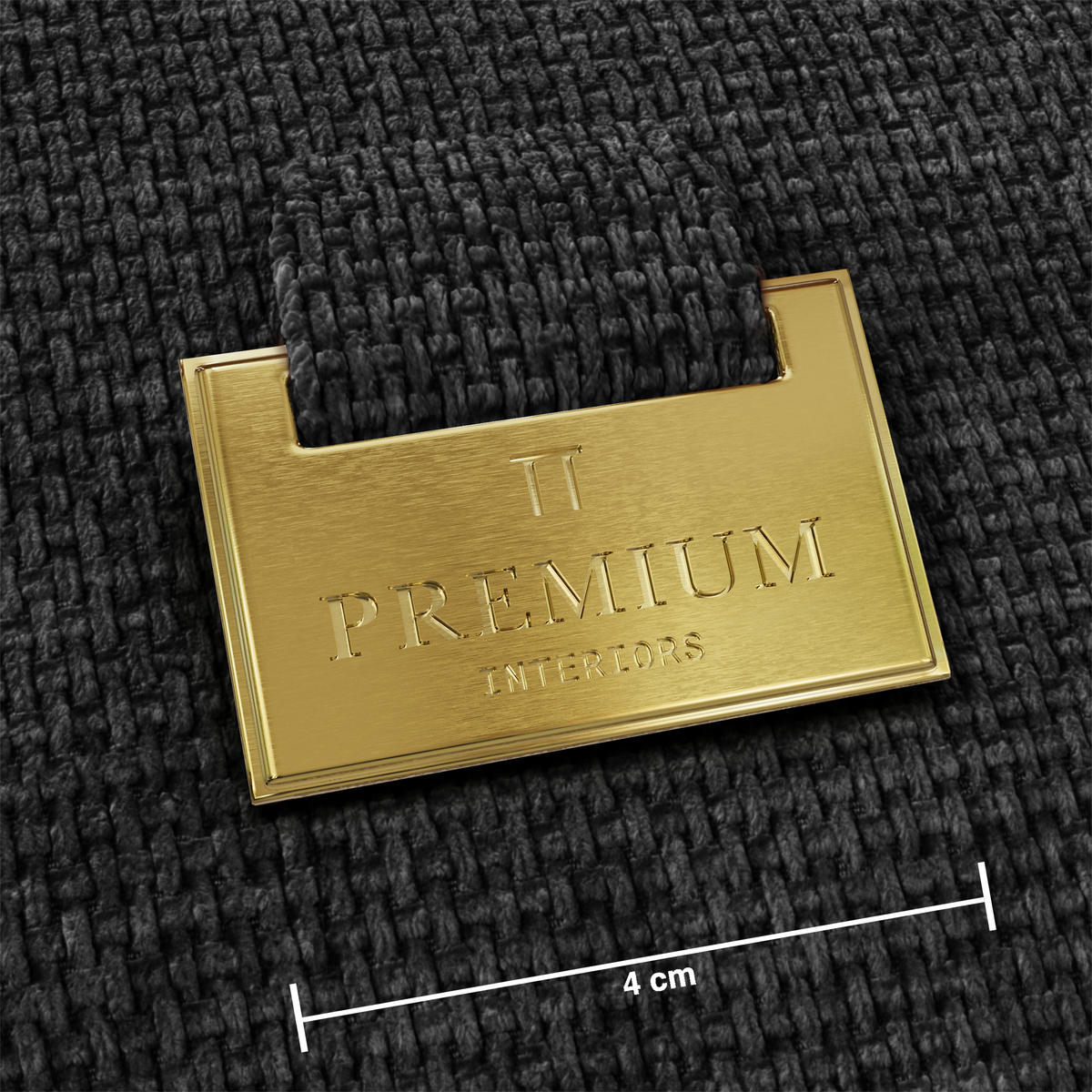 ECKSOFA (links) HANA Strickvelours Dunkles Anthrazit 300cm - Dunkelgrau/Anthrazit, Textil (300/155cm) - Premium Interiors