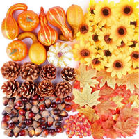 DEKO-SET Herbst 156-teilig - Multicolor, Kunststoff (10cm)