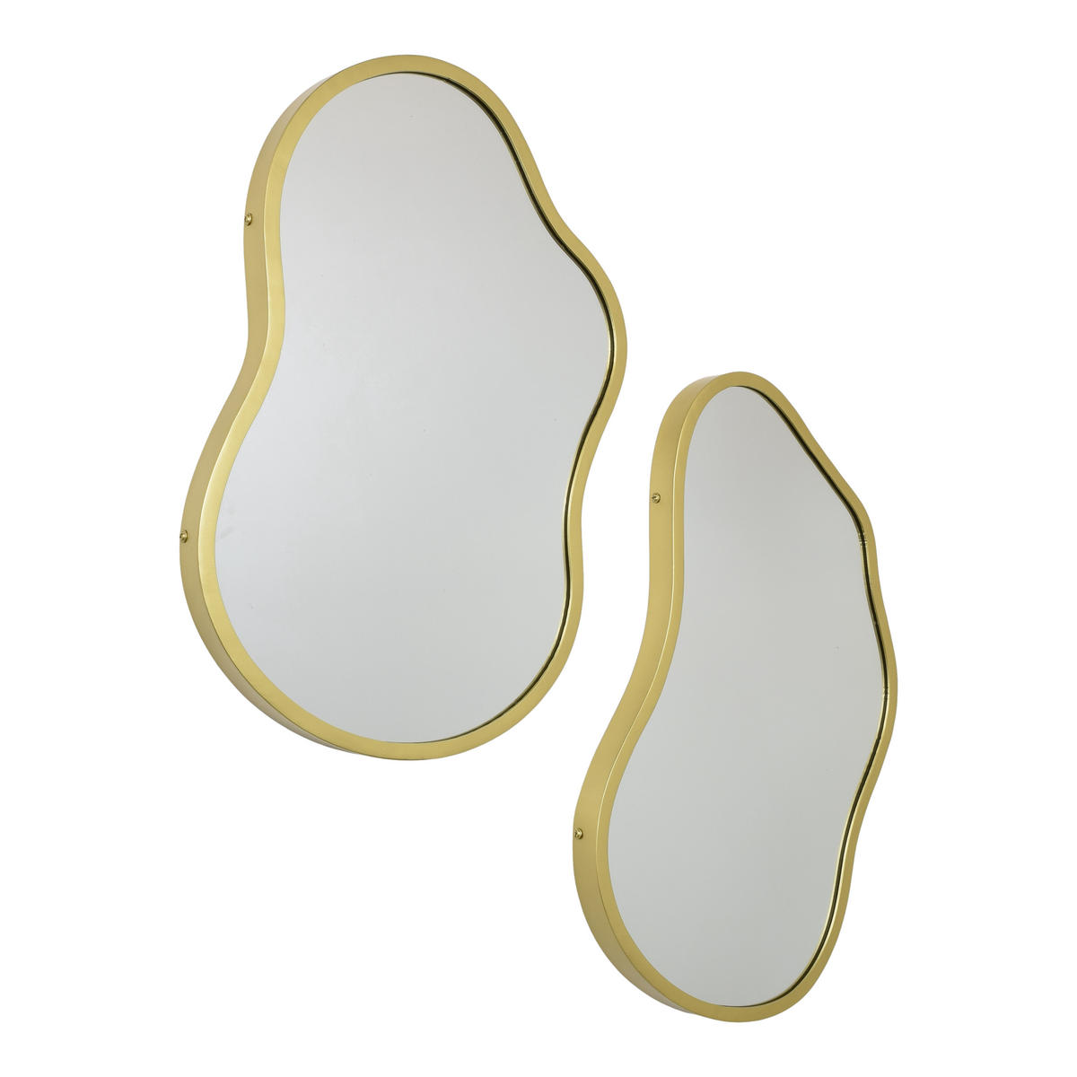 WANDSPIEGEL Origa Gold - Goldfarben, Metall (36/67/4cm) - LOFT42