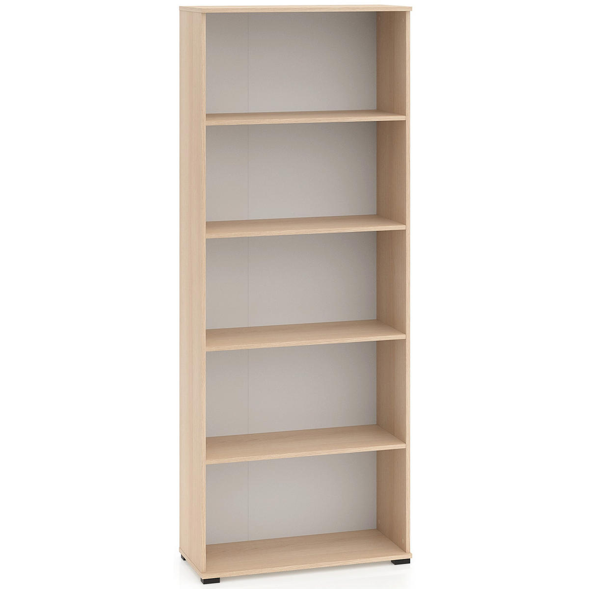 REGÁL Odelis, dub, 79 cm - černá/béžová, kompozitní dřevo/plast (79/203/33.7cm) - Selsey