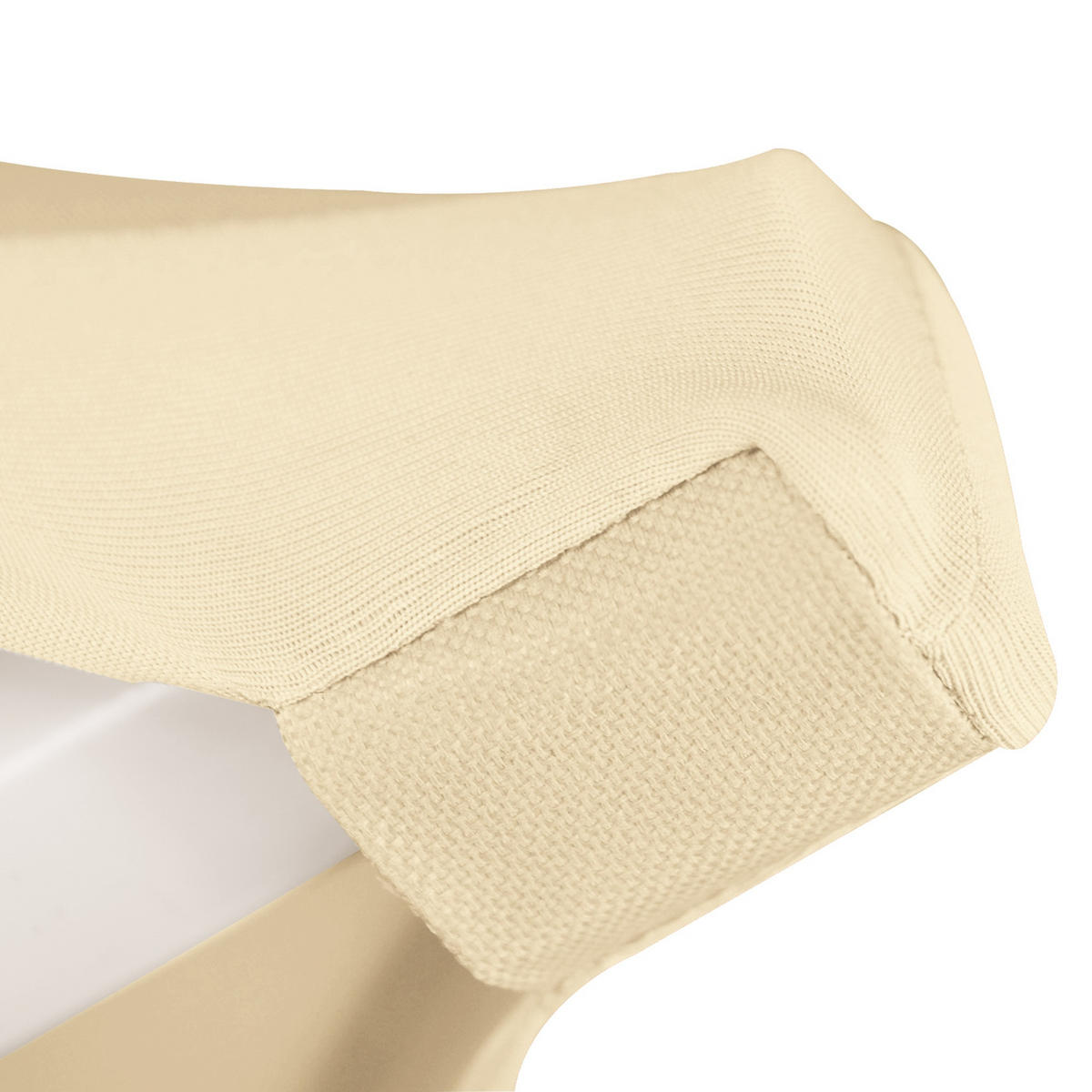STEHTISCHHUSSE Stella Ø 80 cm Creme - Creme, Textil (80/120cm)