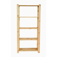 HOLZREGAL PINEPEAK 170x80x38cm 5 Fachboden 1,2cm dickes Kiefernholz Natur - Naturfarben, Holz (80/170/38cm) - PROREGAL