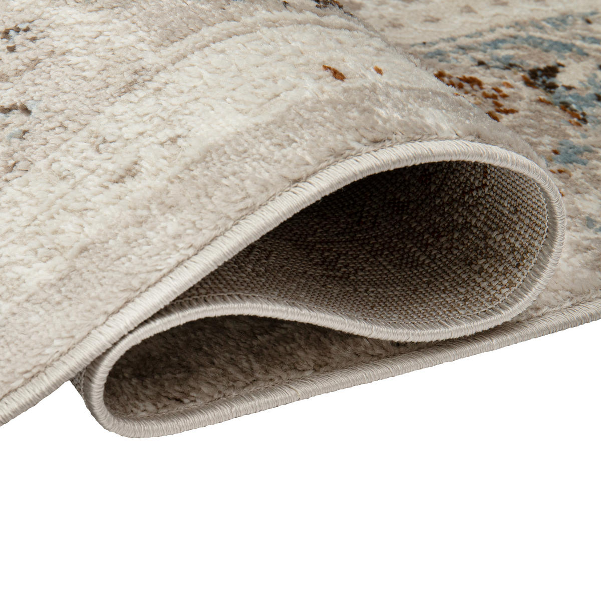 TEPPICH RETRO Weiß 160/220 cm - Weiß, Textil (160/220cm) - Tapiso