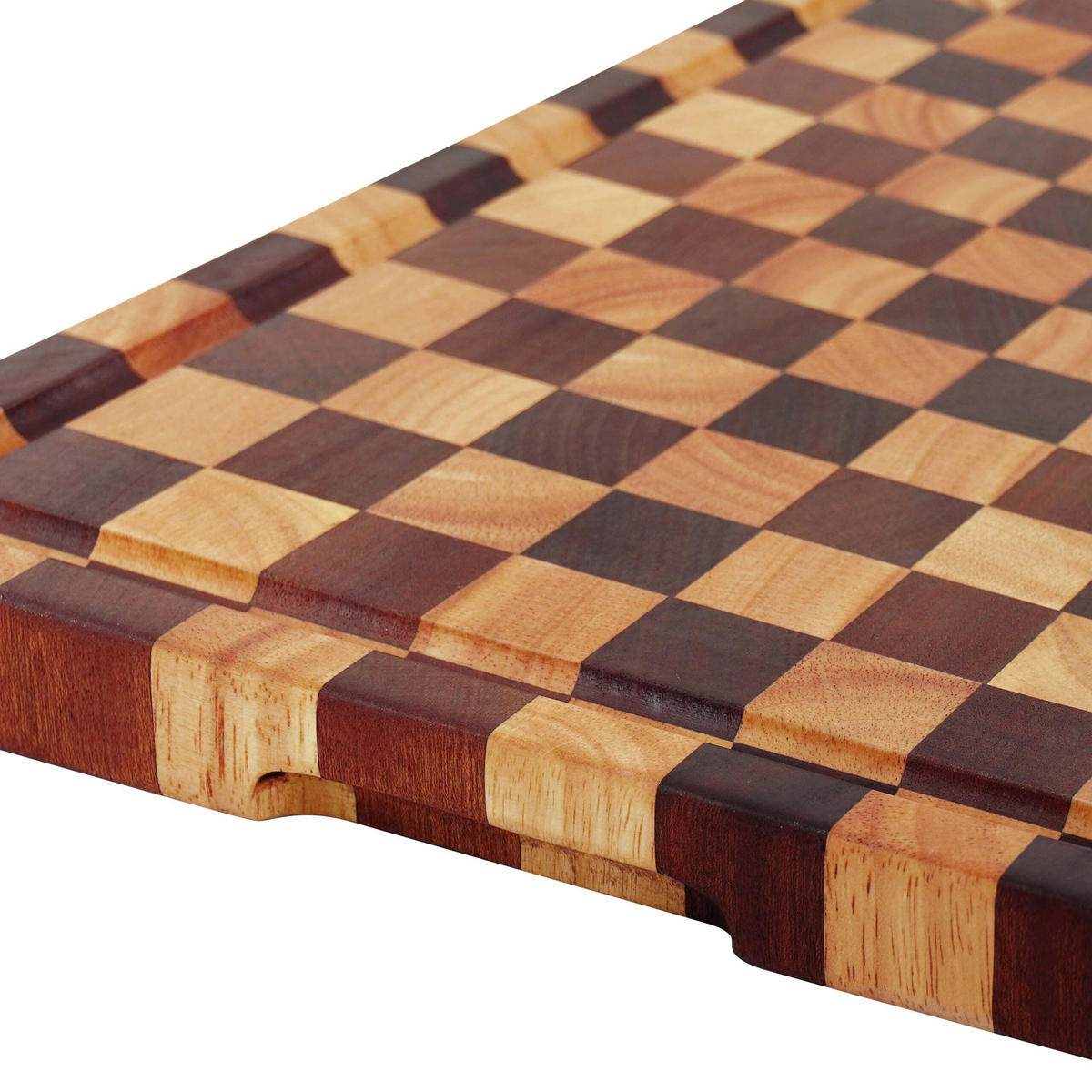 TOCĂTOR natur lemn de acacia canal pentru suc 41x30 cm - multicolor, lemn (30/41cm) - Relaxdays