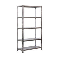 SCHWERLASTREGAL Big Metal Shark HxBxT 200 x 110 x 30 cm Fachlast 200 kg Verzinkt - Silberfarben, Metall (110/200/30cm) - PROREGAL