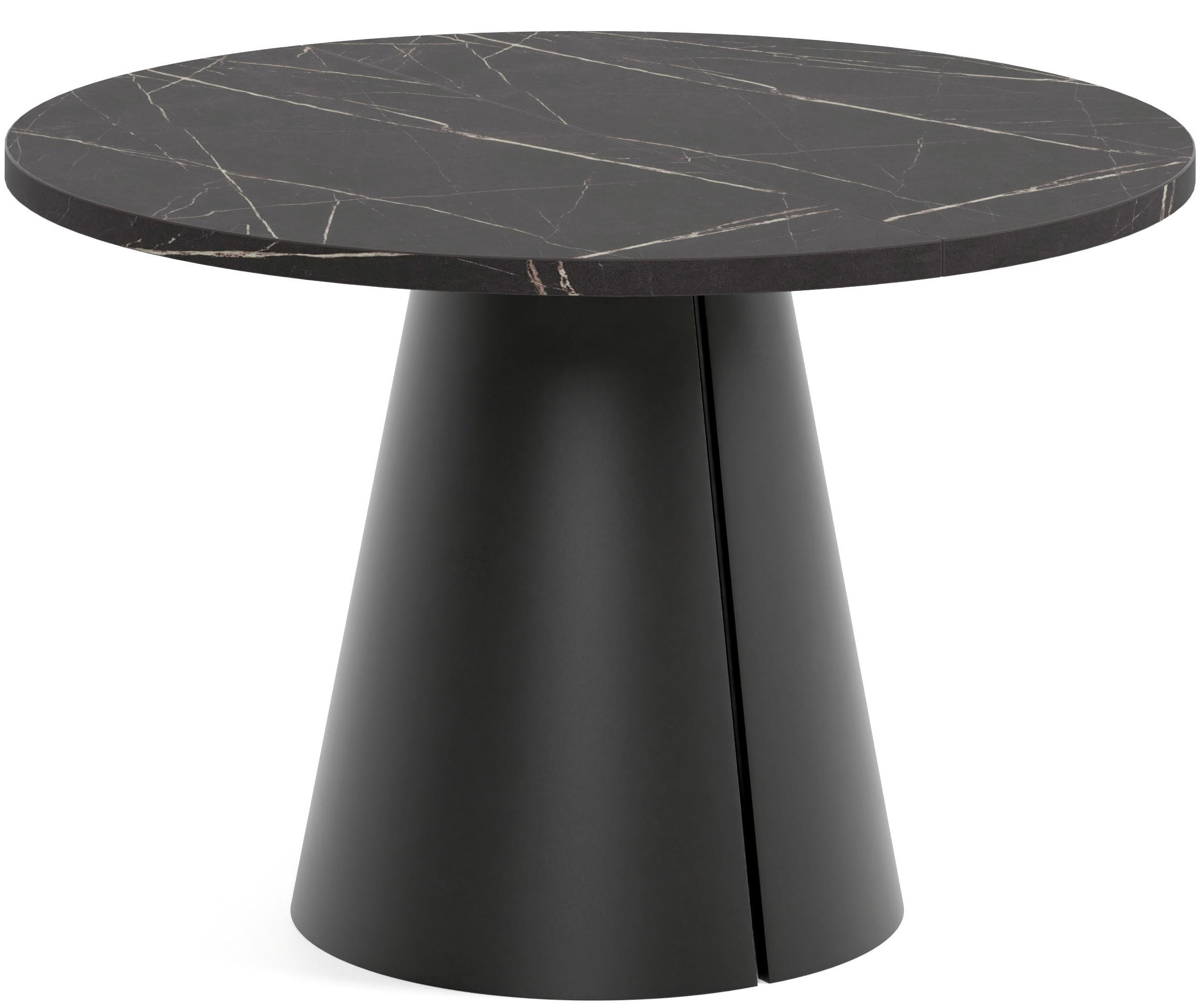 TISCH Schwarz ALMA Ausziehbar 120/196 cm - Schwarz, Holzwerkstoff (2/120/76cm) - Sepro Meble