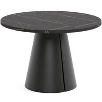 TISCH Schwarz ALMA Ausziehbar 120/196 cm - Schwarz, Holzwerkstoff (2/120/76cm) - Sepro Meble