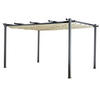 PERGOLA Cassis Beige 405/298.5/227 cm - Beige, Textil (298.5/227/405cm) - Happy Garden