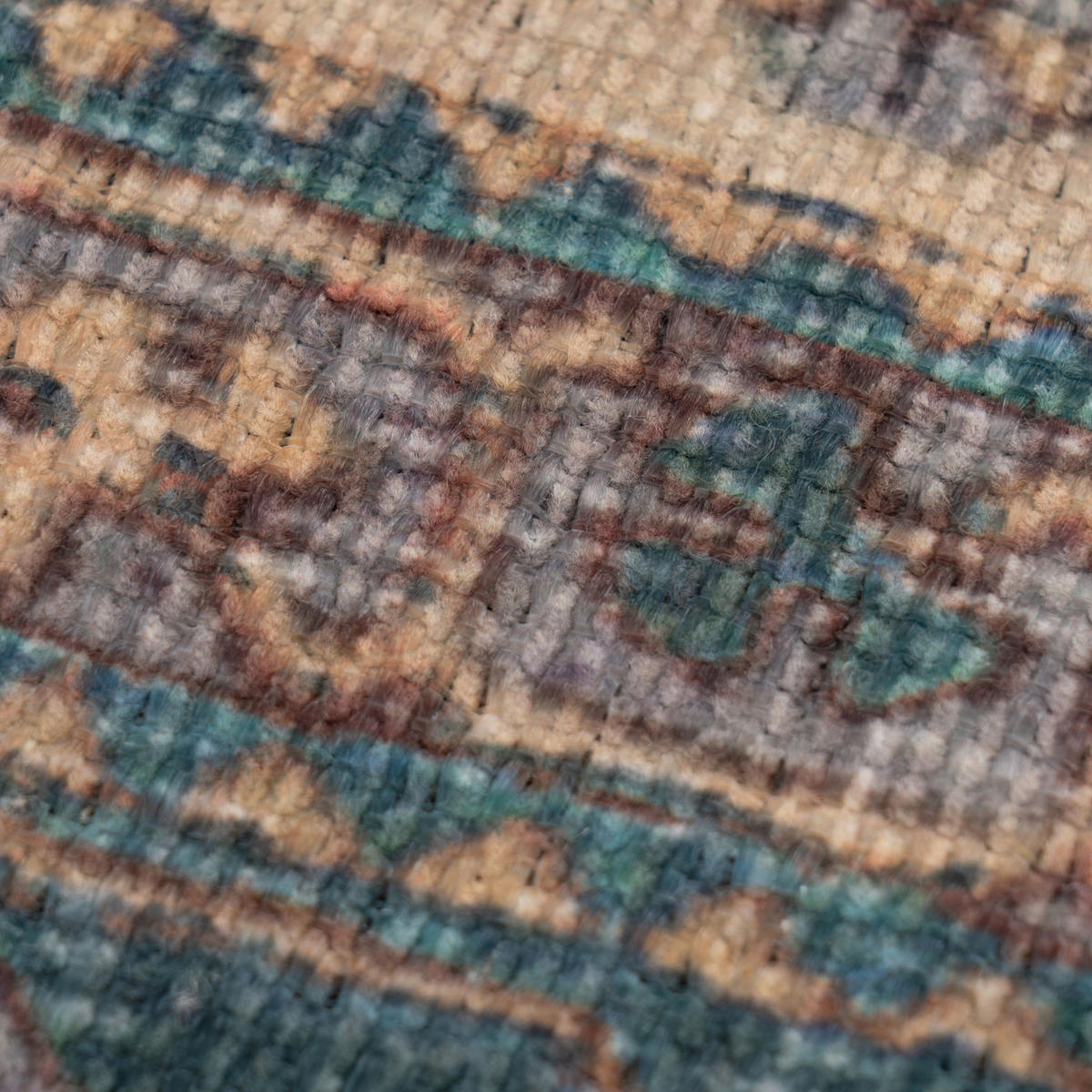 FLACHWEBETEPPICH Cyrus Blau - Blau, Textil (200/290cm) - Kukoon Rugs