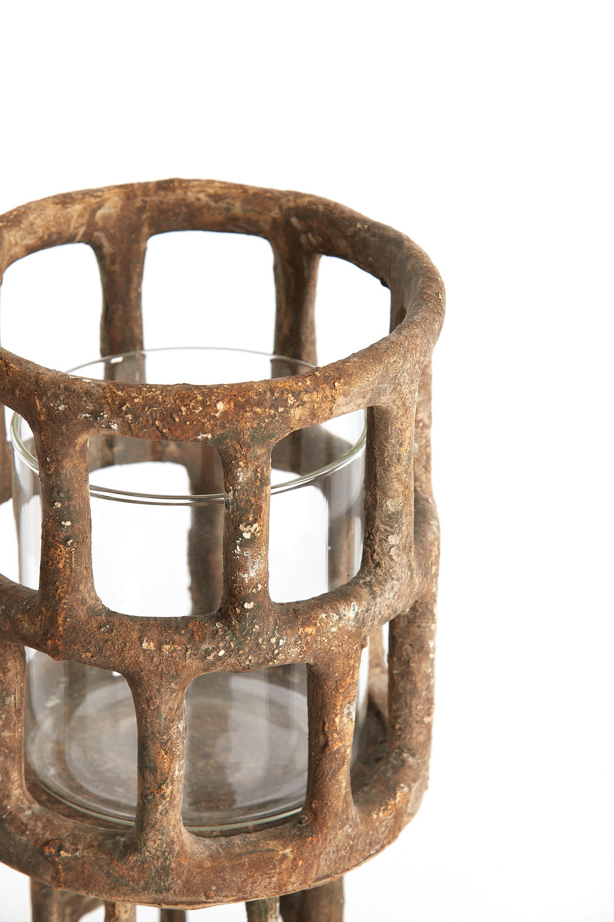 WINDLICHT Alimos Braun Ø15,5/28,5 cm - Braun, Kunststoff (15.5/28.5/15.5cm) - Light & Living