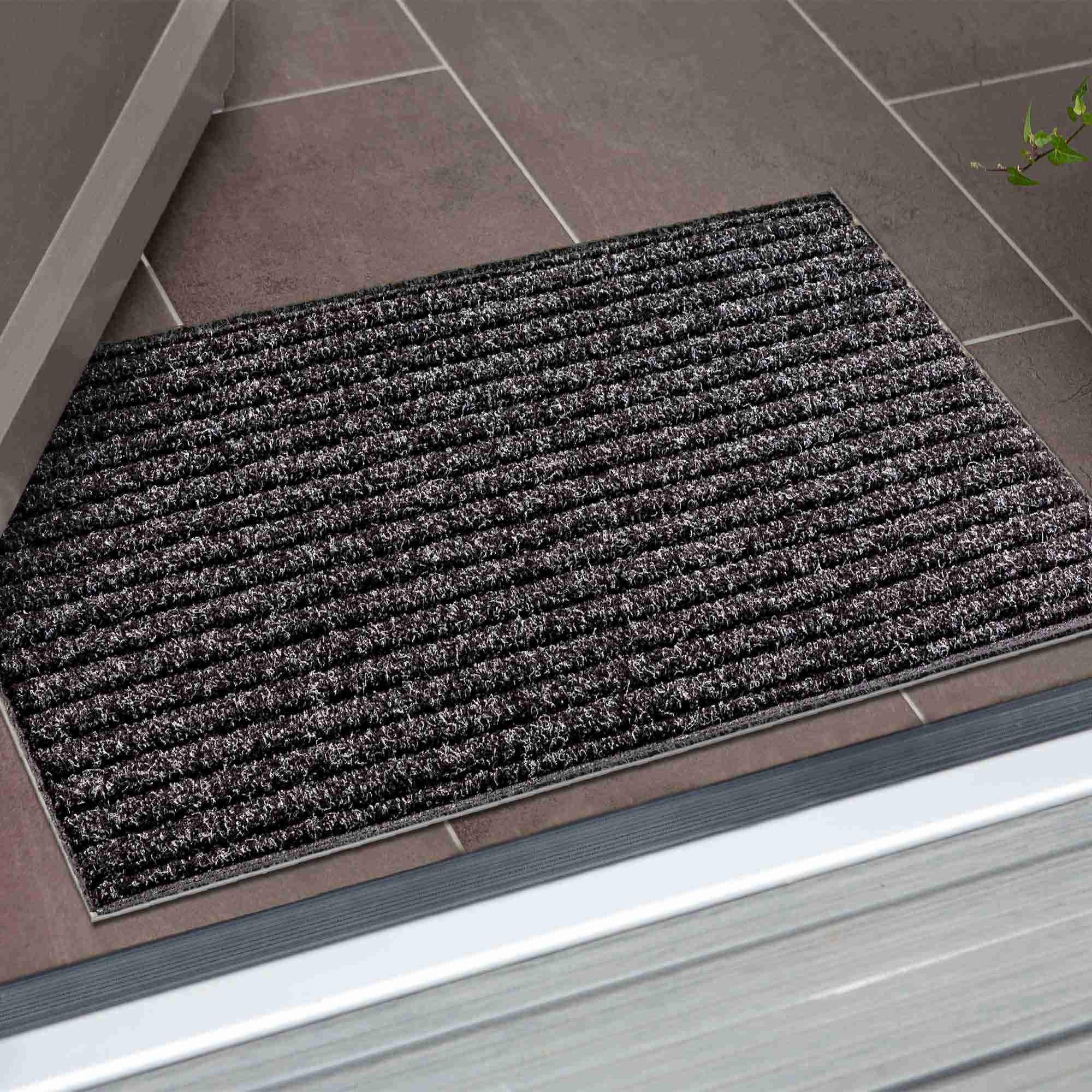 FUSSMATTE INNEN RIB LINE TANDEM - Anthrazit, Textil (50/80cm) - Astra