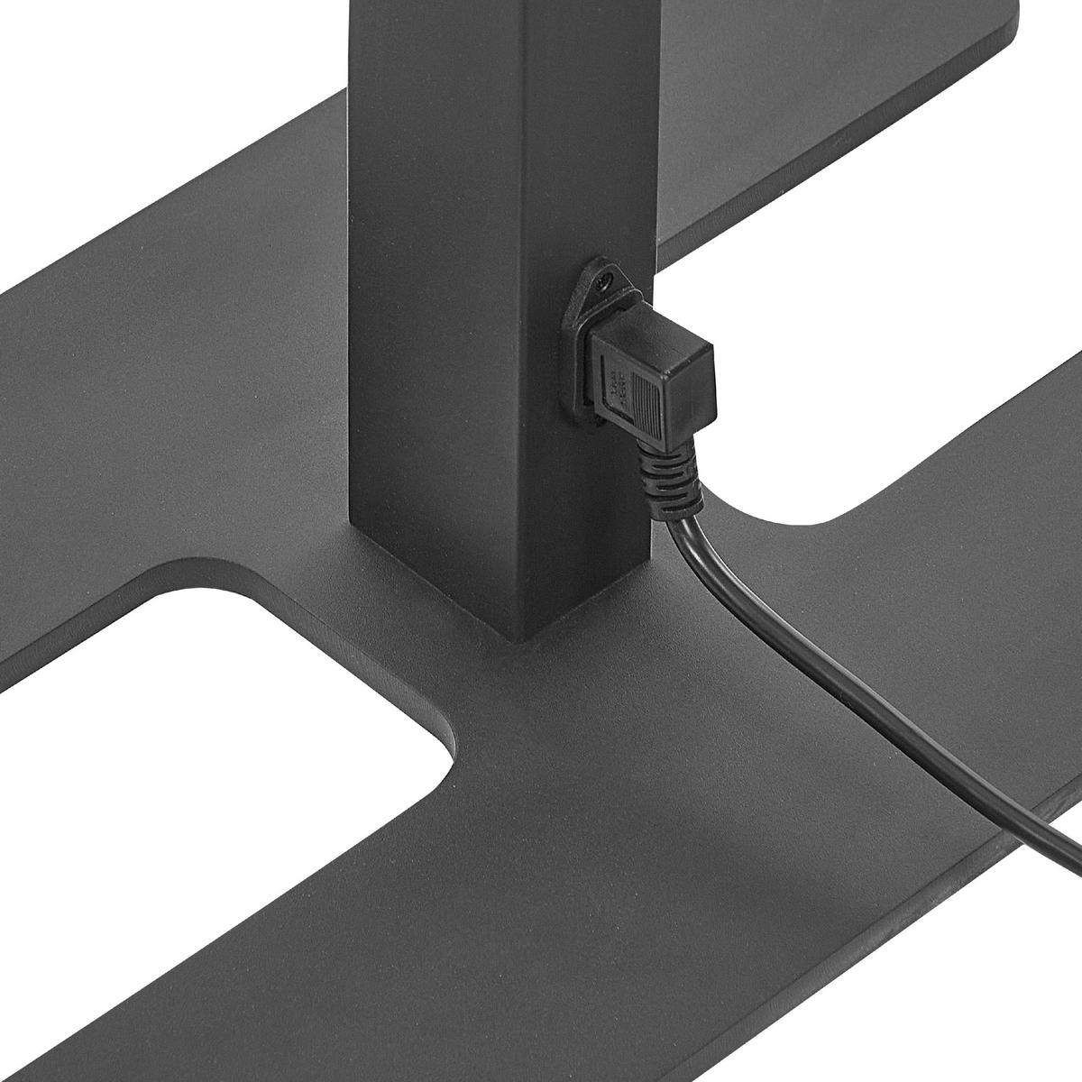 STEHLAMPE Sculptor 30/135/197 cm - Schwarz, Metall (30/135/197cm) - Beliani