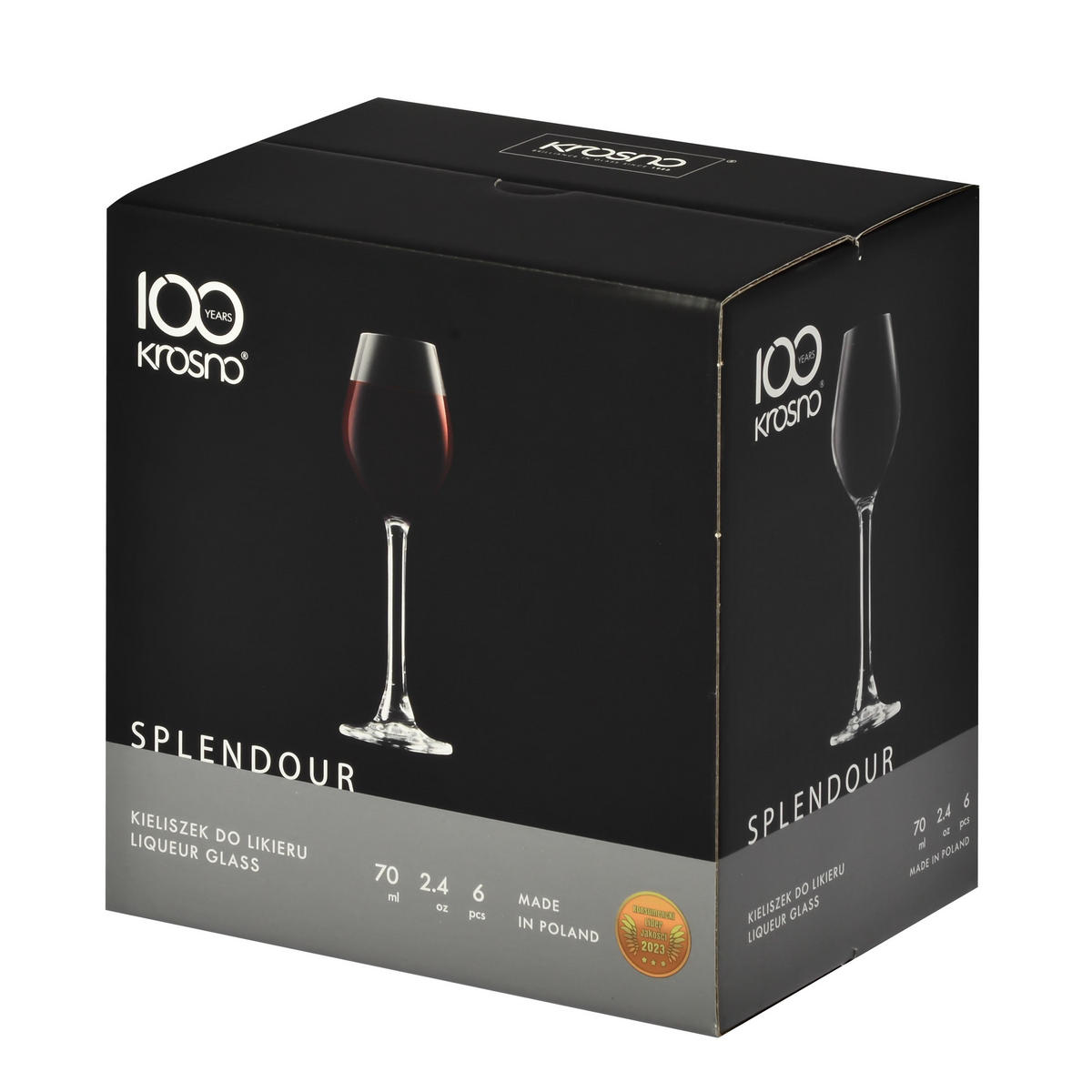 LIKÖRGLÄSER, 6er-Set, 70 ml - Transparent, Glas - Krosno Glass