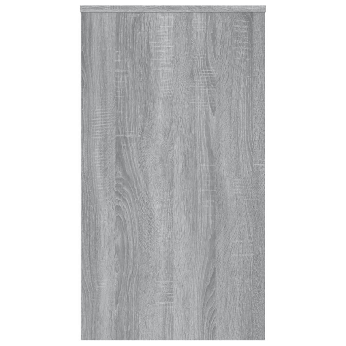 SCHREIBTISCH Grau Sonoma 90/40/72 Cm Holzwerkstoff - Grau, Holz (40/90/72cm) - vidaXL
