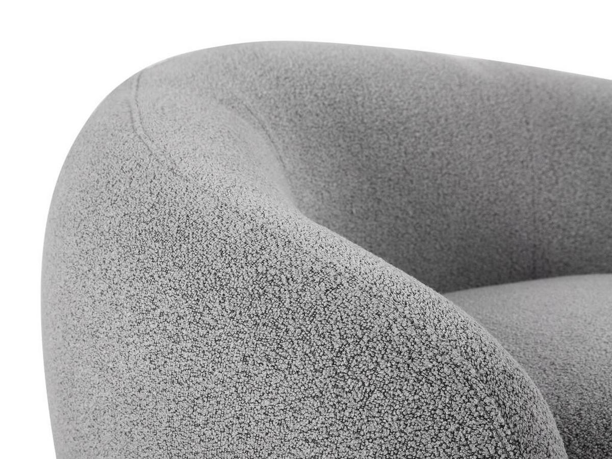 SESSEL - Bouclé-Stoff - Grau - BOVANA - Grau, Textil (90/70/110cm) - Pascal Morabito