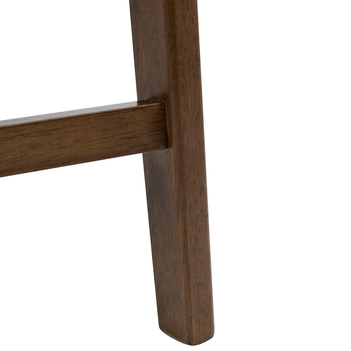 BARSTUHL 2er-Set Braun/Beige Lilly - Beige, Holz (52/87/60cm) - Beliani