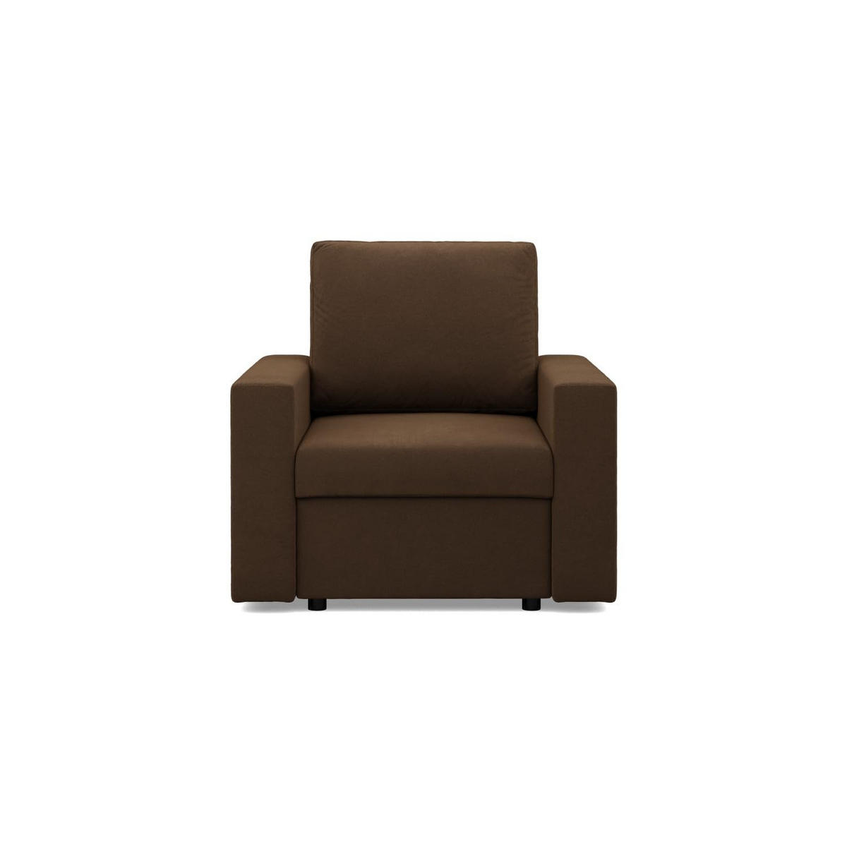 LOUNGESESSEL NEO, Dunkelbraun - Braun, Textil (83/85/92cm) - Mebligo
