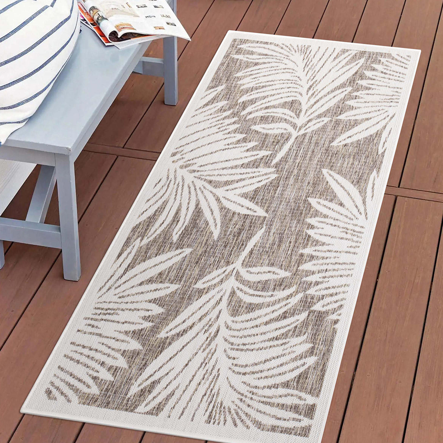 OUTDOOR-TEPPICH Sun 468 Beige 80x150 cm - Beige, Textil (80/150cm) - carpet city