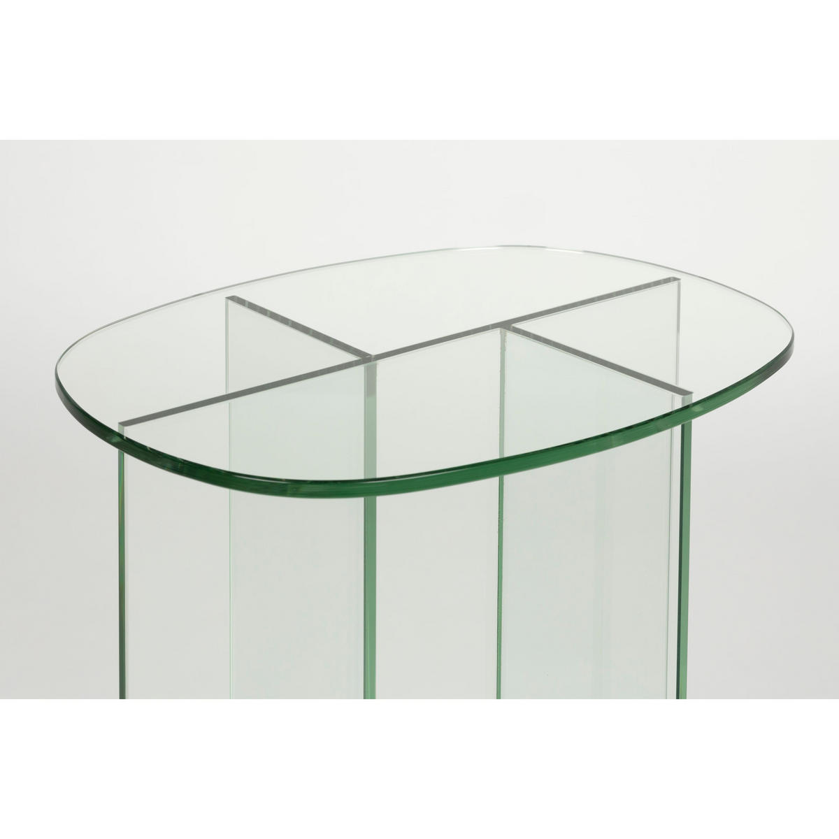 BEISTELLTISCH Linea 30x40 cm Transparent - Klar, Glas (30/40/50cm) - Zuiver