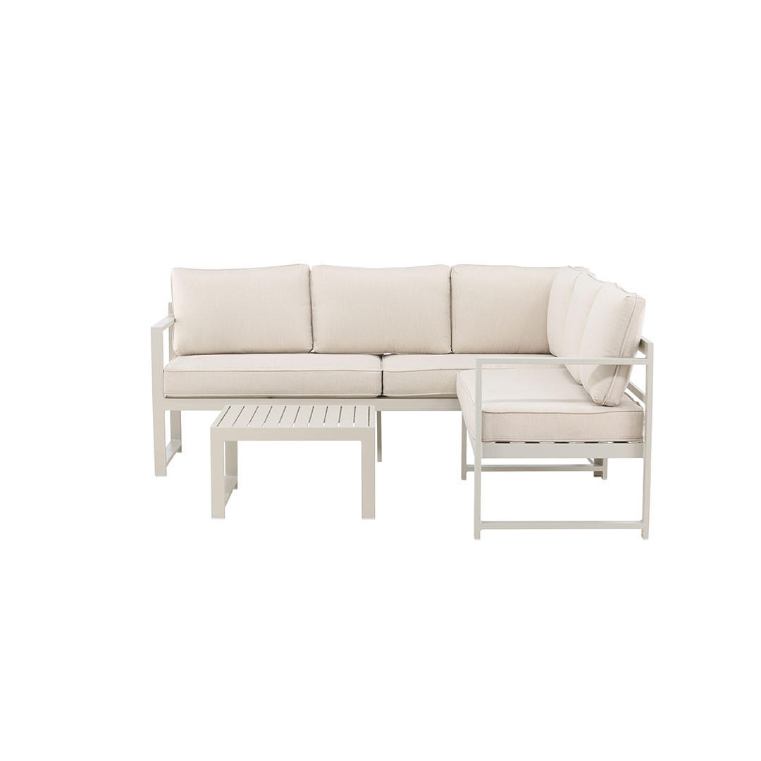 ECKSOFA, Salvador, Stühle Beige, Holz, 65 x 65 x 35 cm, 2-teilig - Beige, Holz/Textil (65/65cm) - ebuy24