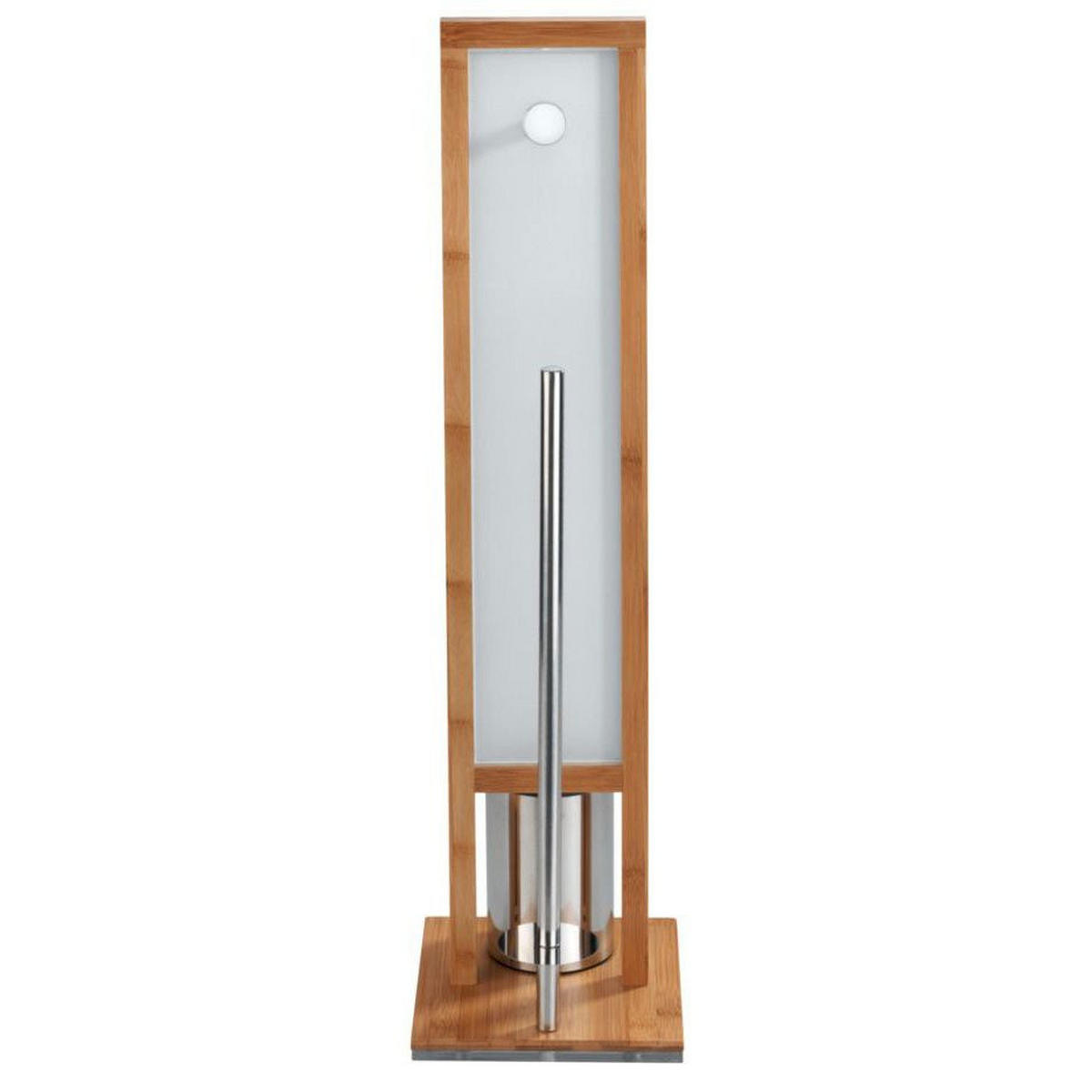 WC-GARNITUR 3in1 Rivalta 23/18/70 cm - Silberfarben, Naturmaterialen (18/70/23cm) - Wenko