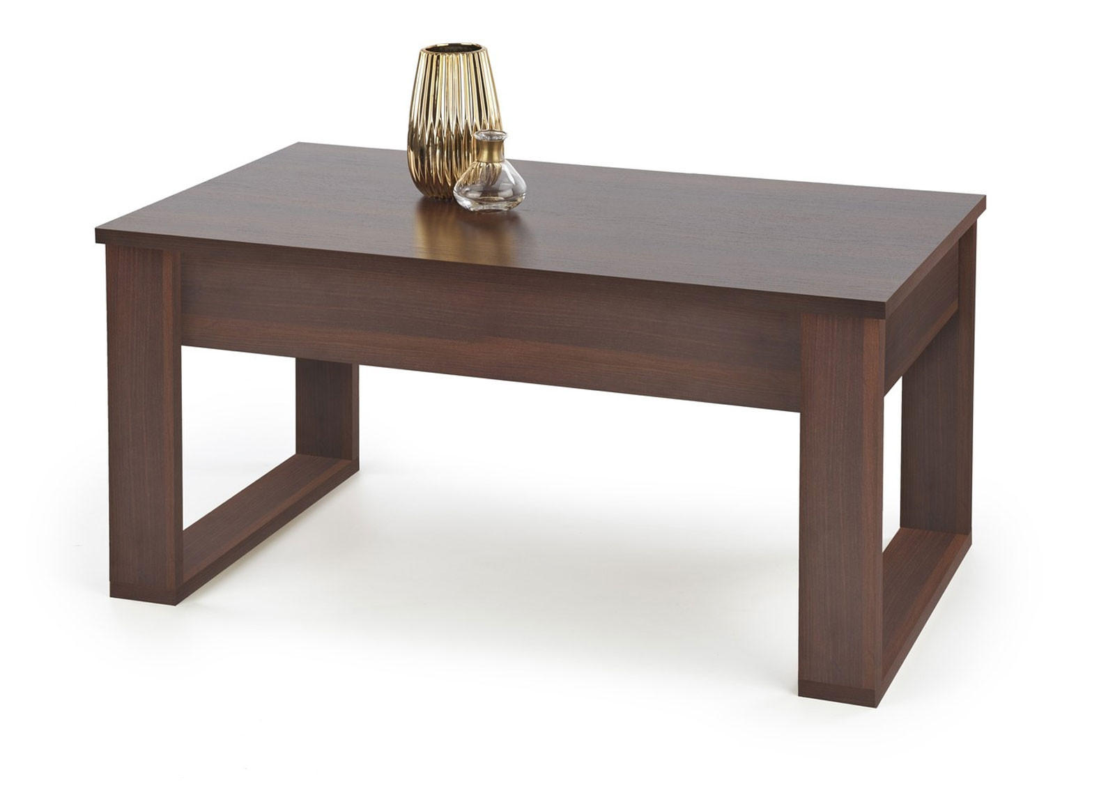 COUCHTISCH Nea Nussbaum 110 / 60 / 52cm - Nussbaumfarben, Holz/Holzwerkstoff (60/110/52cm) - Feldmann-Wohnen