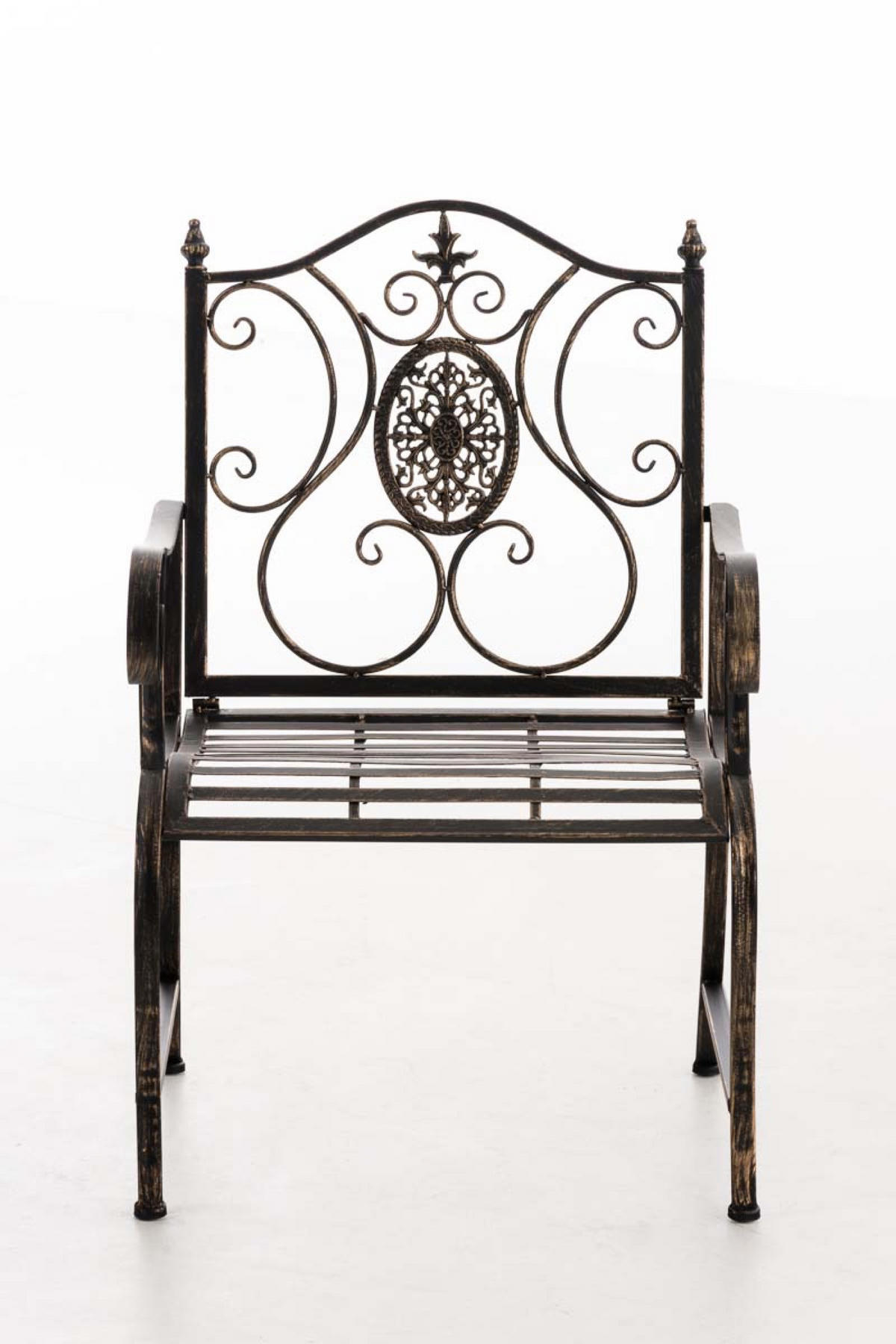 STUHL Pamela bronze - Braun, Metall (62/94/53cm) - TPFGarden