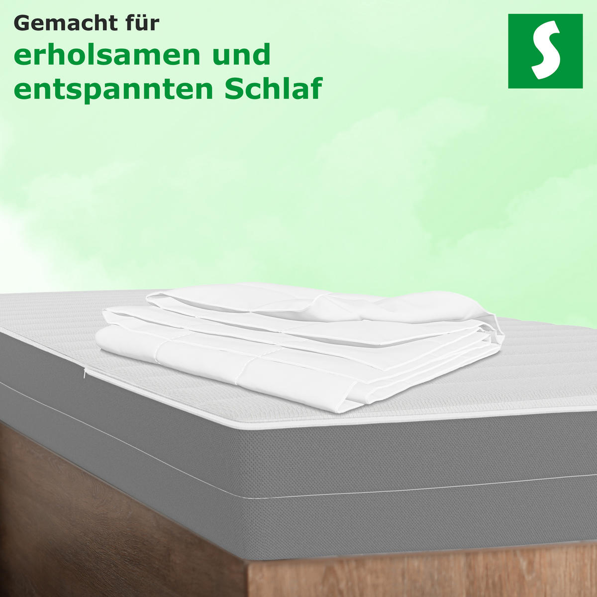 BETTDECKE für heiße Sommer 160 x 200 cm - Weiß, Textil (160/220cm) - Schlaftroll
