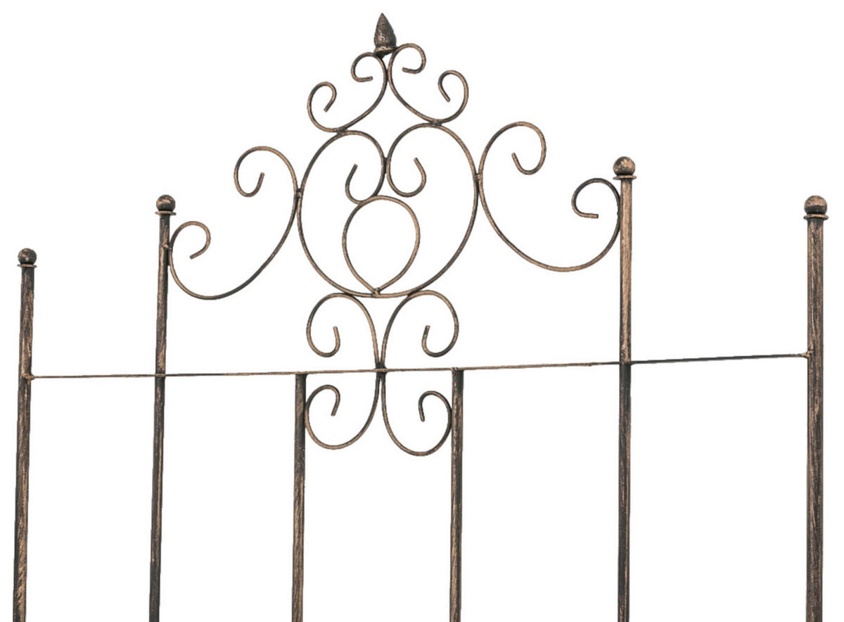 RANKGITTER Paul - 2er Set bronze - Braun, Metall (85.5/170/2cm) - TPFLiving