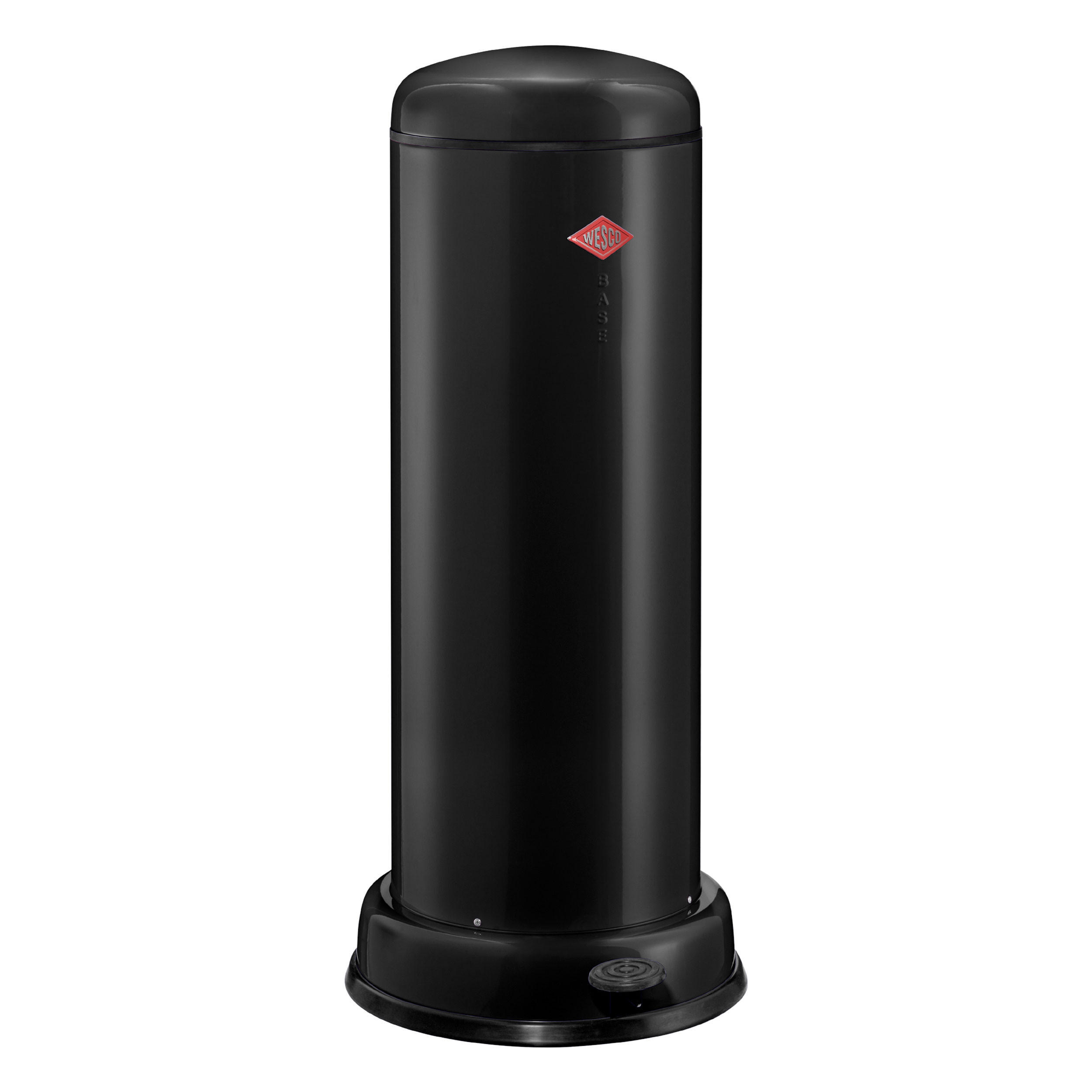 TRETABFALLSAMMLER Big Baseboy Schwarz - Schwarz, Metall (36.2/80/36.2cm) - Wesco