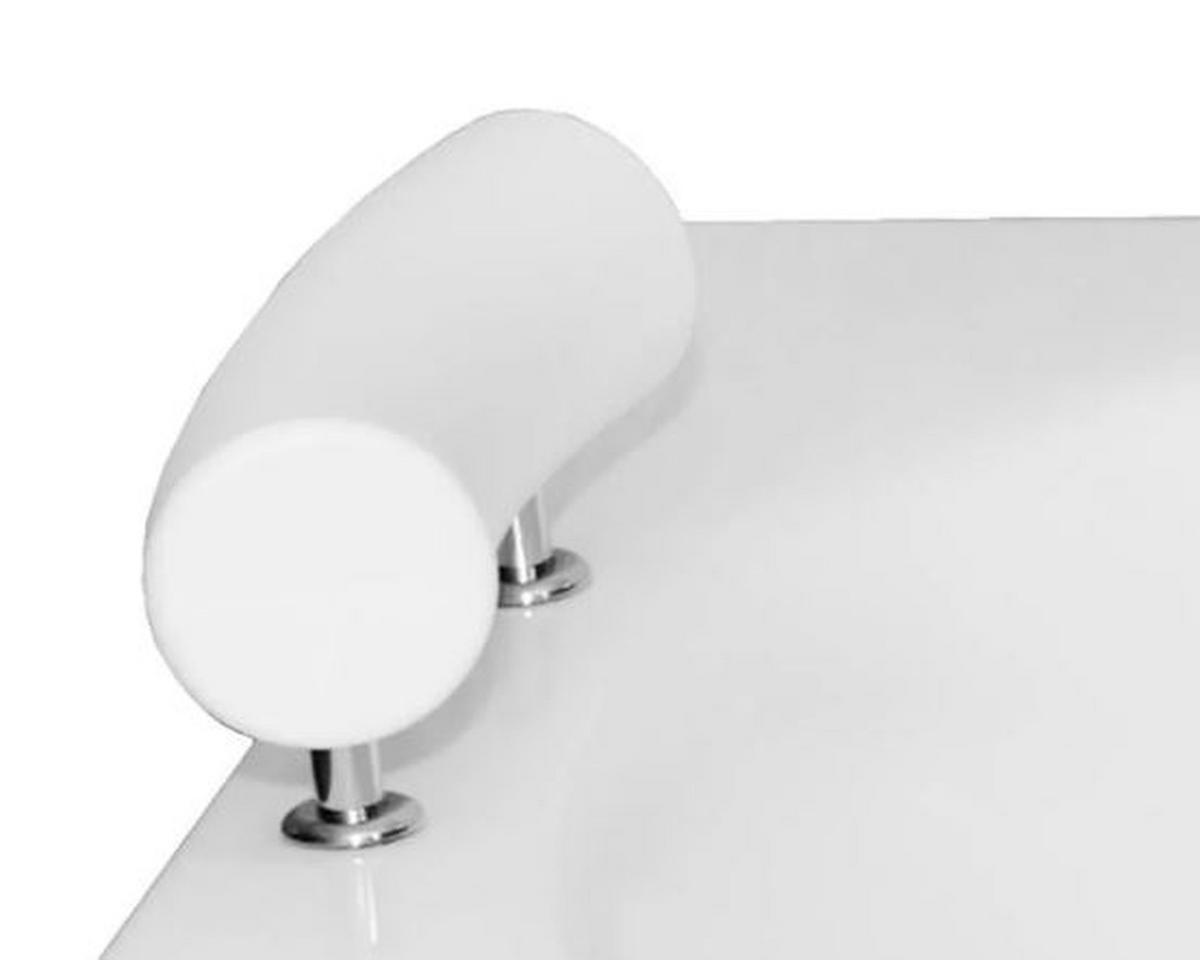BADEWANNE Eckwanne NATALIA PREMIUM 150/100 Links mit Schürze Ablauf Füße - Weiß, Kunststoff (100/59.5/150cm) - bad land