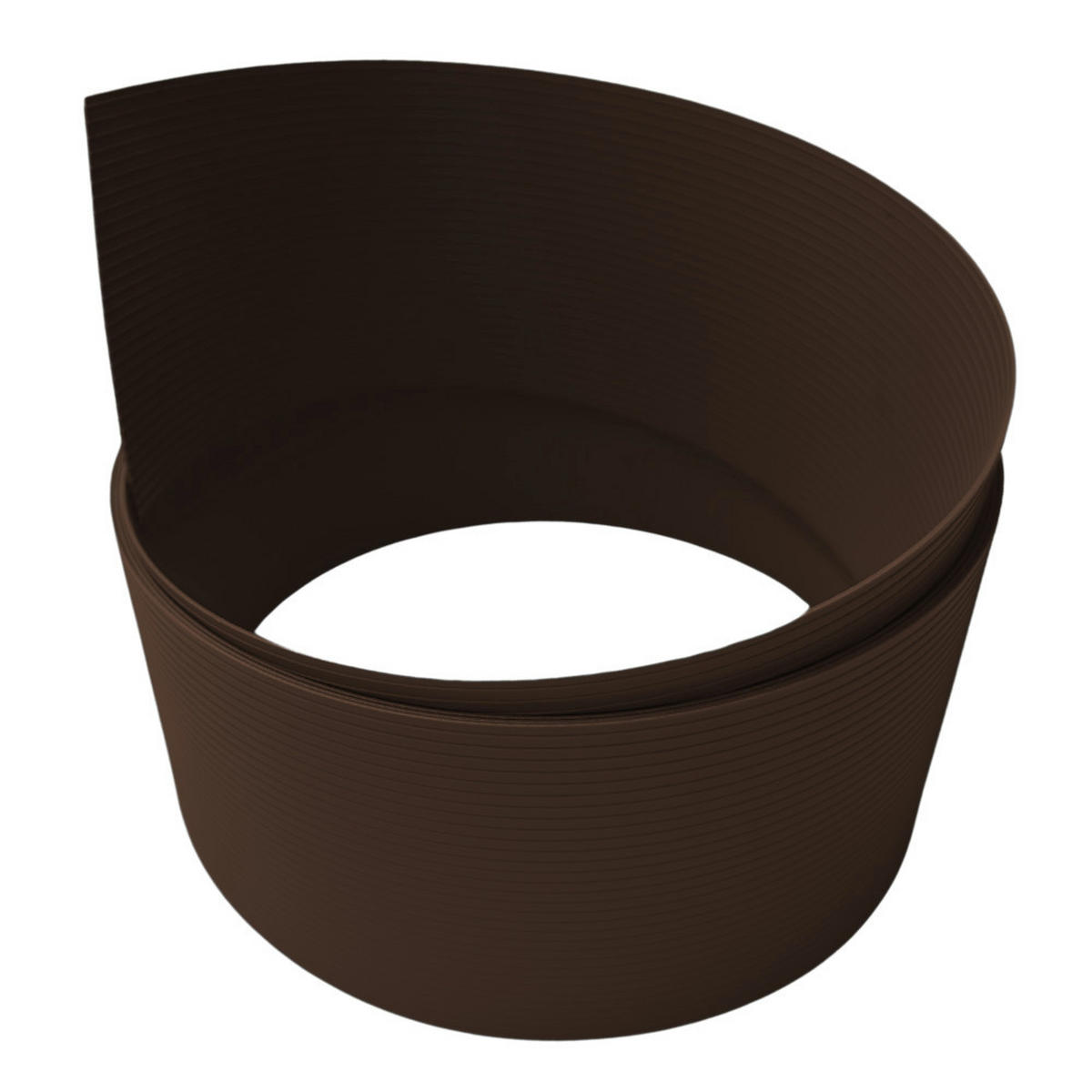 SICHTSCHUTZSTREIFEN Rille Halbe Rolle für Doppelstabmatten Braun 50m - Braun, Kunststoff (5000/9.5cm) - ZAUN|ZU