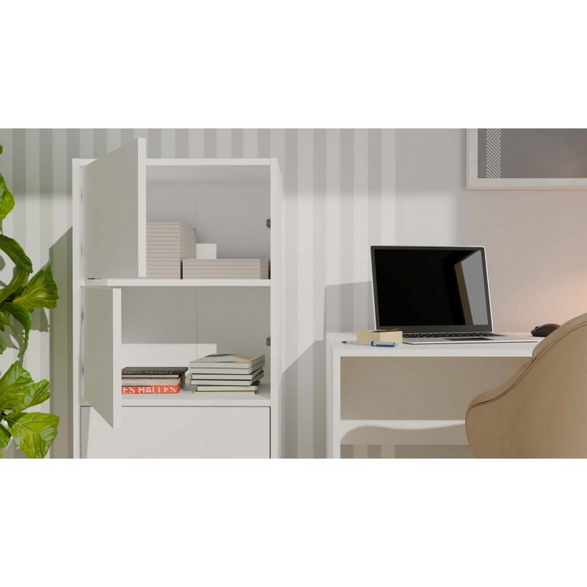 KOMMODE Weiß 50/119/40 - Weiß, Holzwerkstoff (50/119/40cm) - RAUMHIRSCH FURNITURE