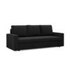 SOFA Neo mit gerader Armlehnen schwarz - Schwarz, Textil (220/85/92cm) - SIMKAM Furniture