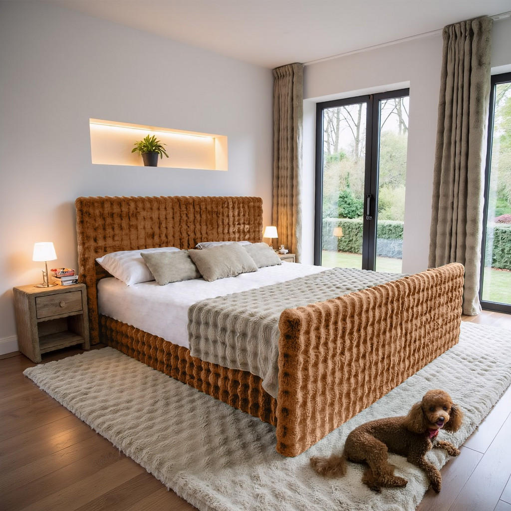 Thumbnail - Kaiser Möbel Boxbett, Kupfer, Textil, H2, Rechteckig, 120x200 cm, Schlafzimmer, Betten, Boxspringbetten