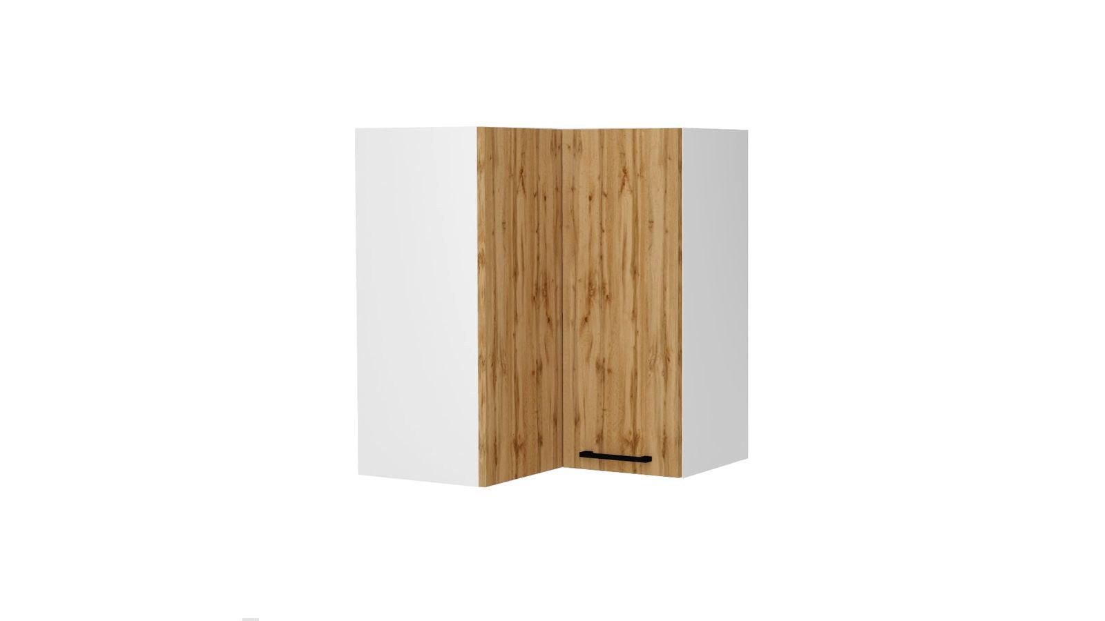 Royal24_Markt Eckhängeschrank Eiche 60x72x60 cm