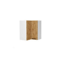 ECKHÄNGESCHRANK WRN P/L – Bono – L-Form für den Innenwinkel – Gold / Eiche - Eichefarben, Holzwerkstoff (60/72/60cm) - ROYAL24_MARKT
