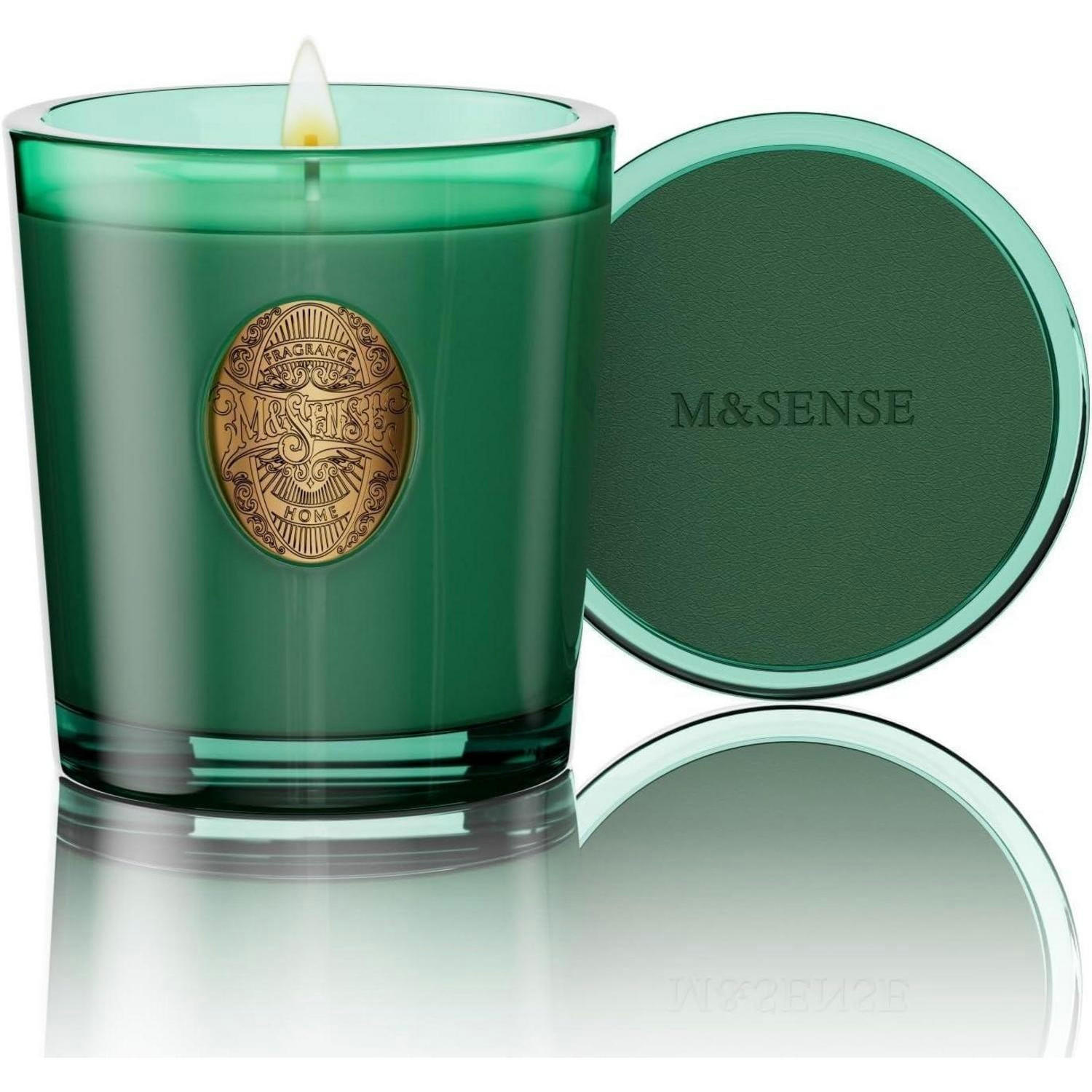 DUFTKERZE Evergreen Kiefer 260g Sojawachs 55h Brenndauer - Grün, Paraffin (15.8cm)