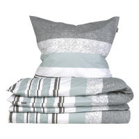 BETTWÄSCHESET Adele - Renforcé - 2-teilig - 155 x 220 cm - Grau - Grau, Textil (155/220cm) - SCHIESSER