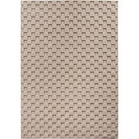 TEPPICH Flachgewebe LANGAU in Beige, mit Schachbrettmuster, 200 x 290 cm - Beige, Textil (200/290cm) - KADIMA DESIGN